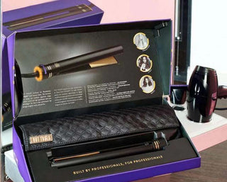 Hot Tools Evolve Black Gold Titanium Hair Straighteners - Hair Salon Direct